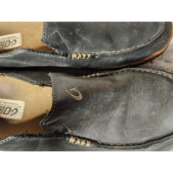 OluKai Moloā Men’s Leather Slip On Shoes Mens 8 main image 6